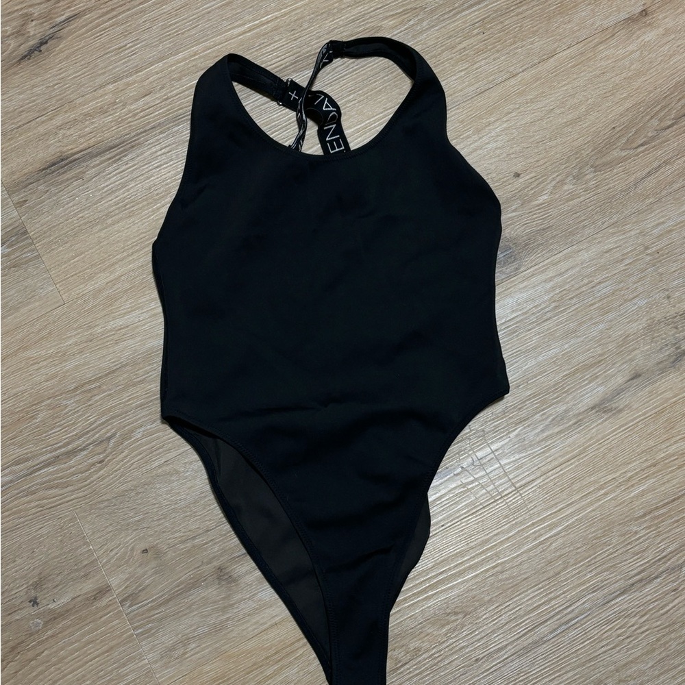 Black One-Piece Swimsuit